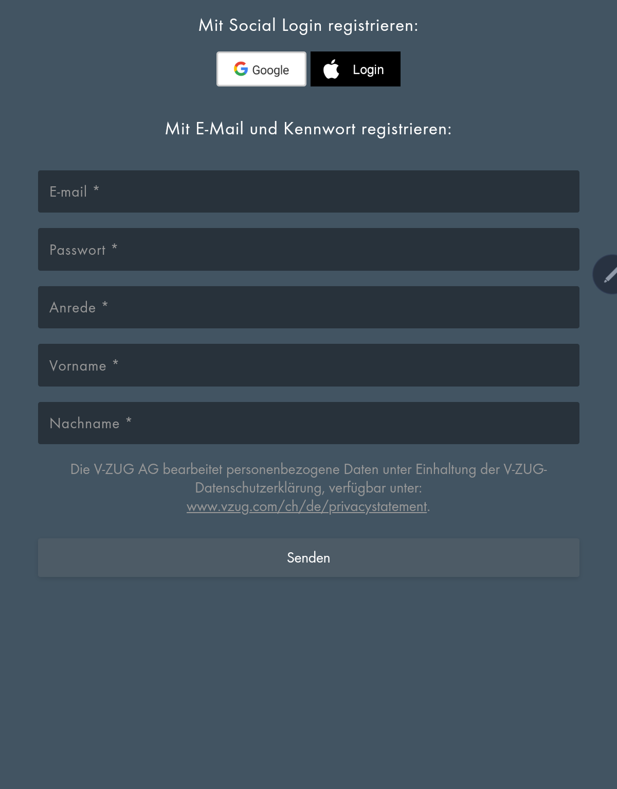 Bild erforderliche Informationen